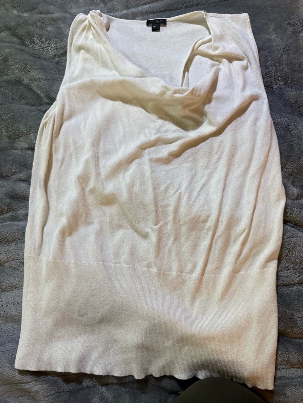 Ann Taylor Factory Cream Sweater Top